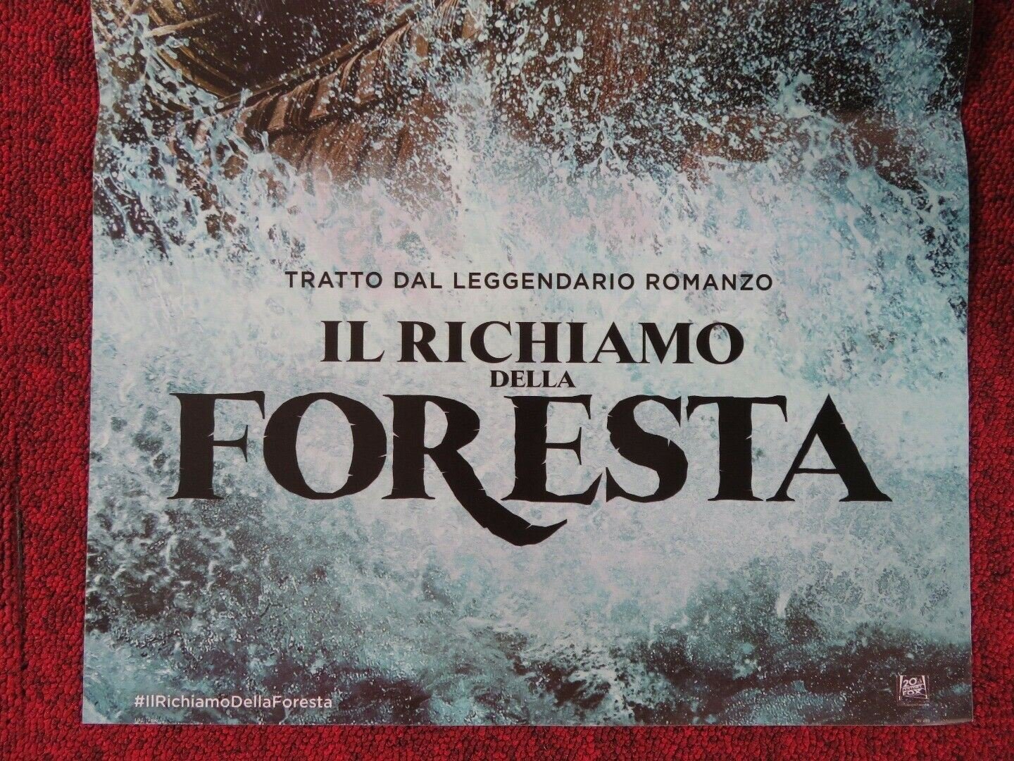 THE CALL OF THE WILD ITALIAN LOCANDINA (26.5"x12.5") POSTER HARRISON FORD 2020 Movie posters