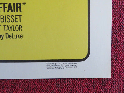 THE CAPE TOWN AFFAIR US HALF SHEET (22"x 28") POSTER CLAIRE TREVOR 1967 Movie posters