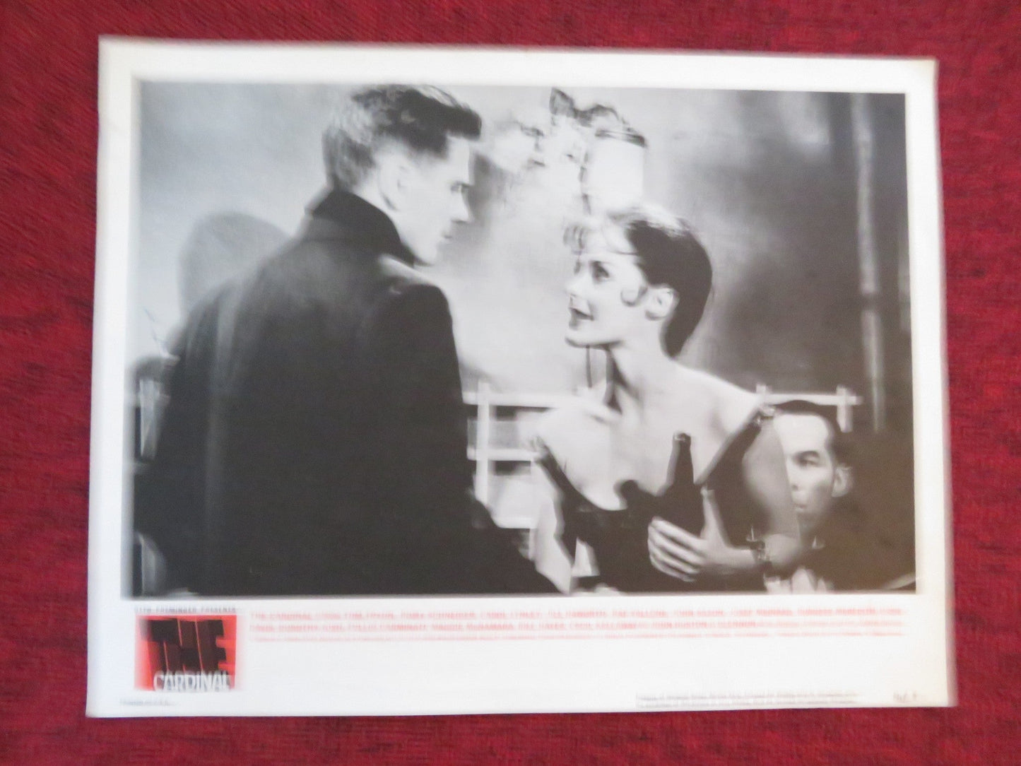 THE CARDINAL US LOBBY CARD FULL SET TOM TRYON CAROL LYNLEY 1963 Rendezvous Cinema Movie posters