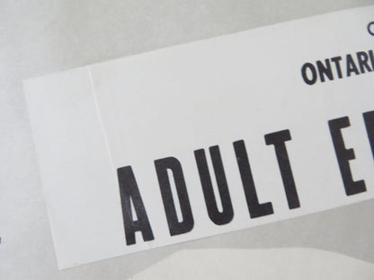 THE CARETAKERS HALF SHEET (22"x 28") POSTER ROBERT STACK POLLY BERGEN 1963 Rendezvous Cinema Movie posters