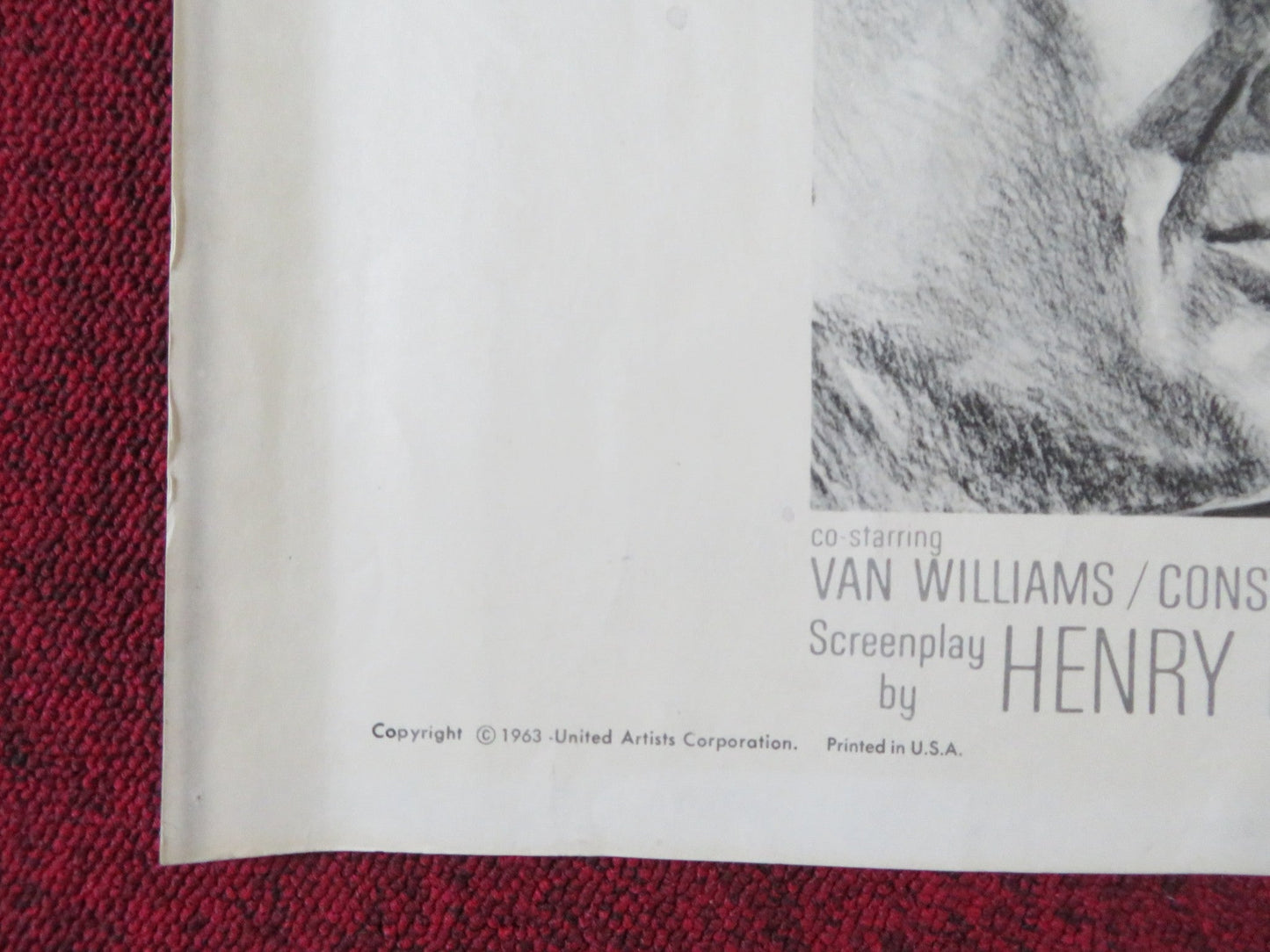 THE CARETAKERS HALF SHEET (22"x 28") POSTER ROBERT STACK POLLY BERGEN 1963 Rendezvous Cinema Movie posters