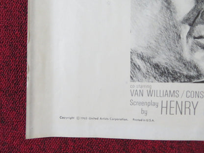 THE CARETAKERS HALF SHEET (22"x 28") POSTER ROBERT STACK POLLY BERGEN 1963 Rendezvous Cinema Movie posters