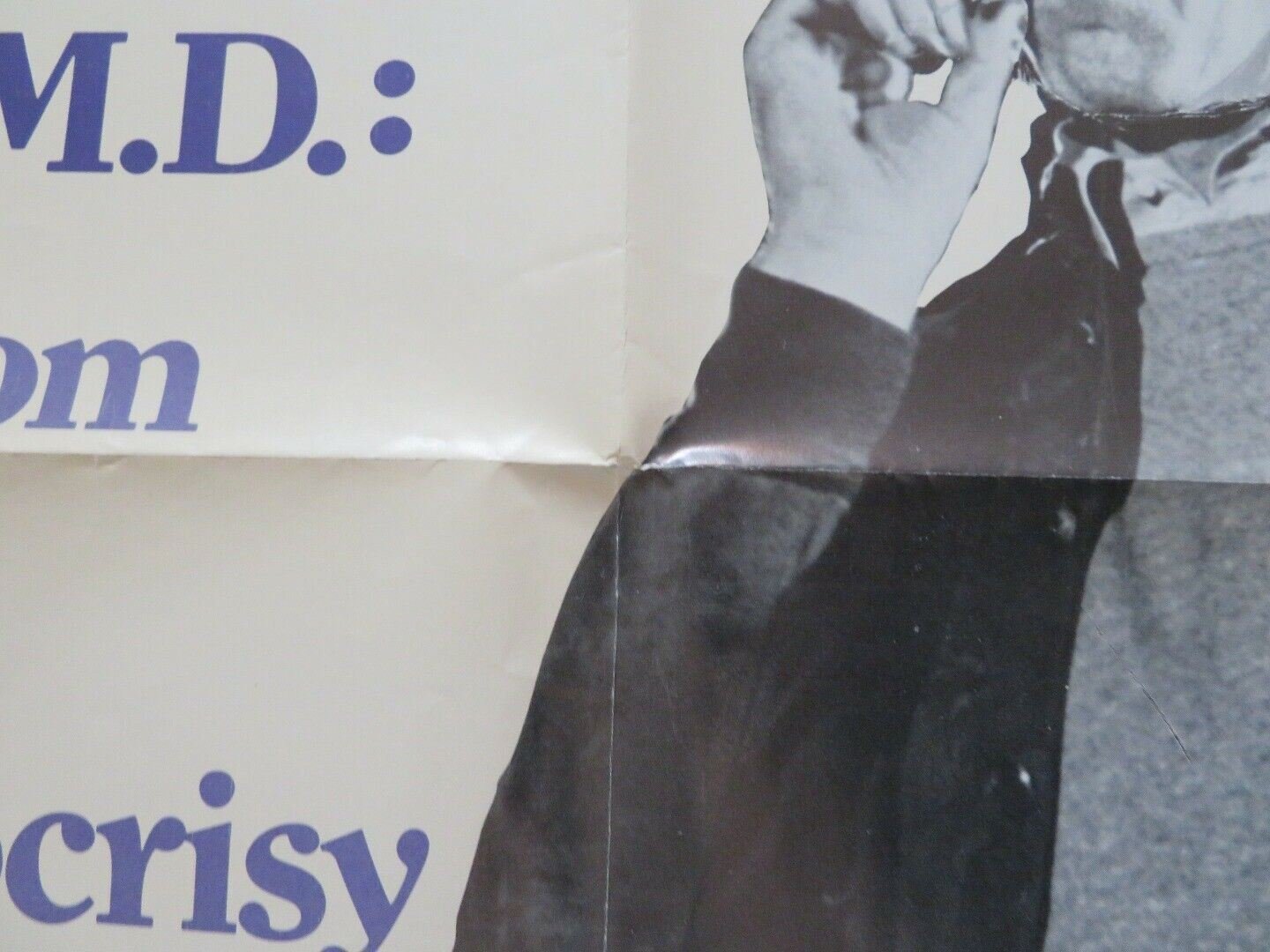 THE CAREY TREATMENT FOLDED US ONE SHEET POSTER JAMES COBURN JENIFFER O'NEILL '72 Movie posters