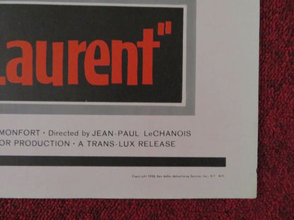 THE CASE OF DR.LAURENT US HALF SHEET (22"x 28") POSTER JEAN GABIN 1958 - Rendezvous Cinema