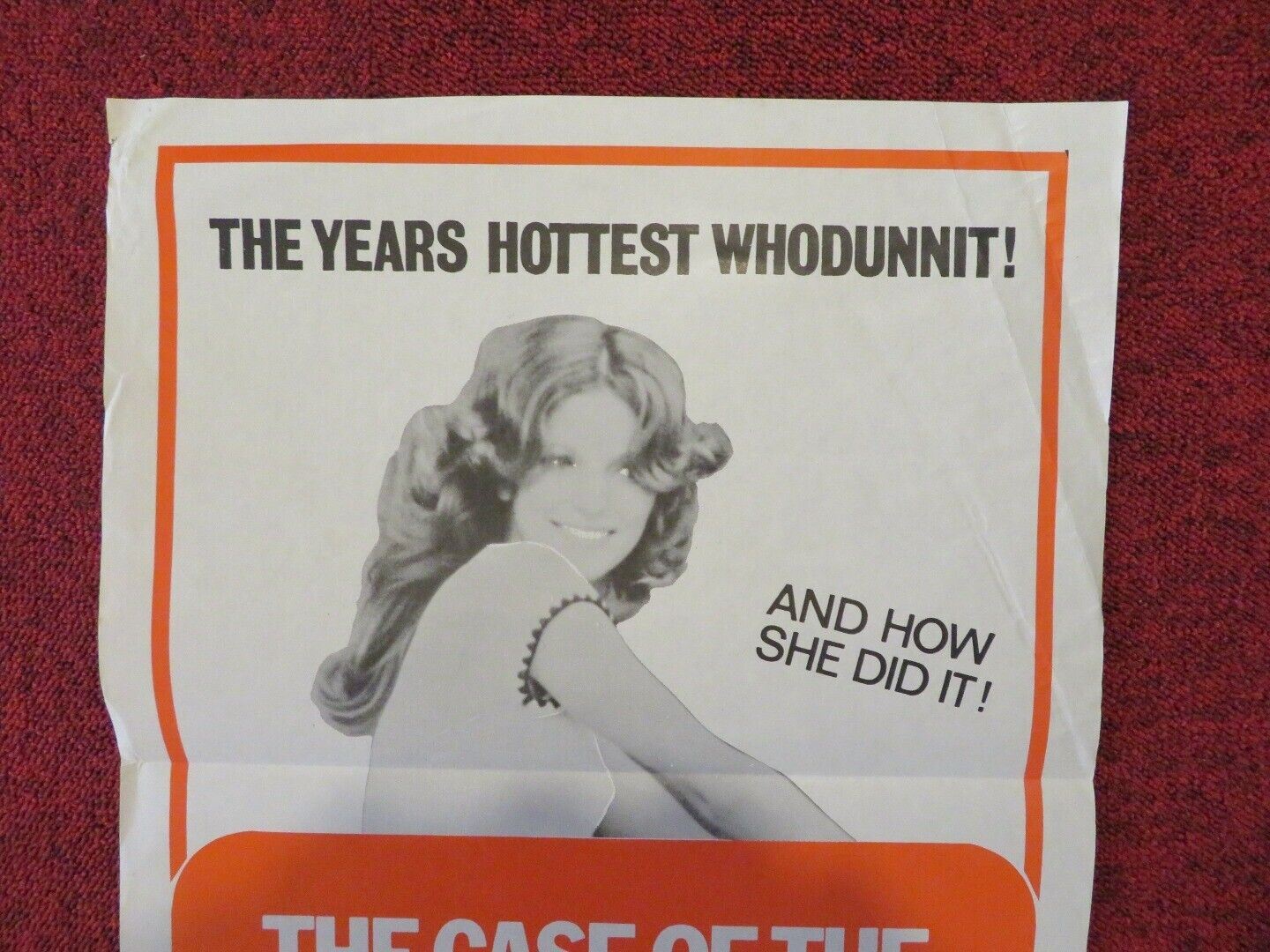 THE CASE OF THE SMILING STIFFS FOLDED AUSTRALIAN DAYBILL POSTER SHEILA STUART Movie posters