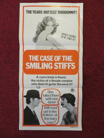 THE CASE OF THE SMILING STIFFS FOLDED AUSTRALIAN DAYBILL POSTER SHEILA STUART Movie posters