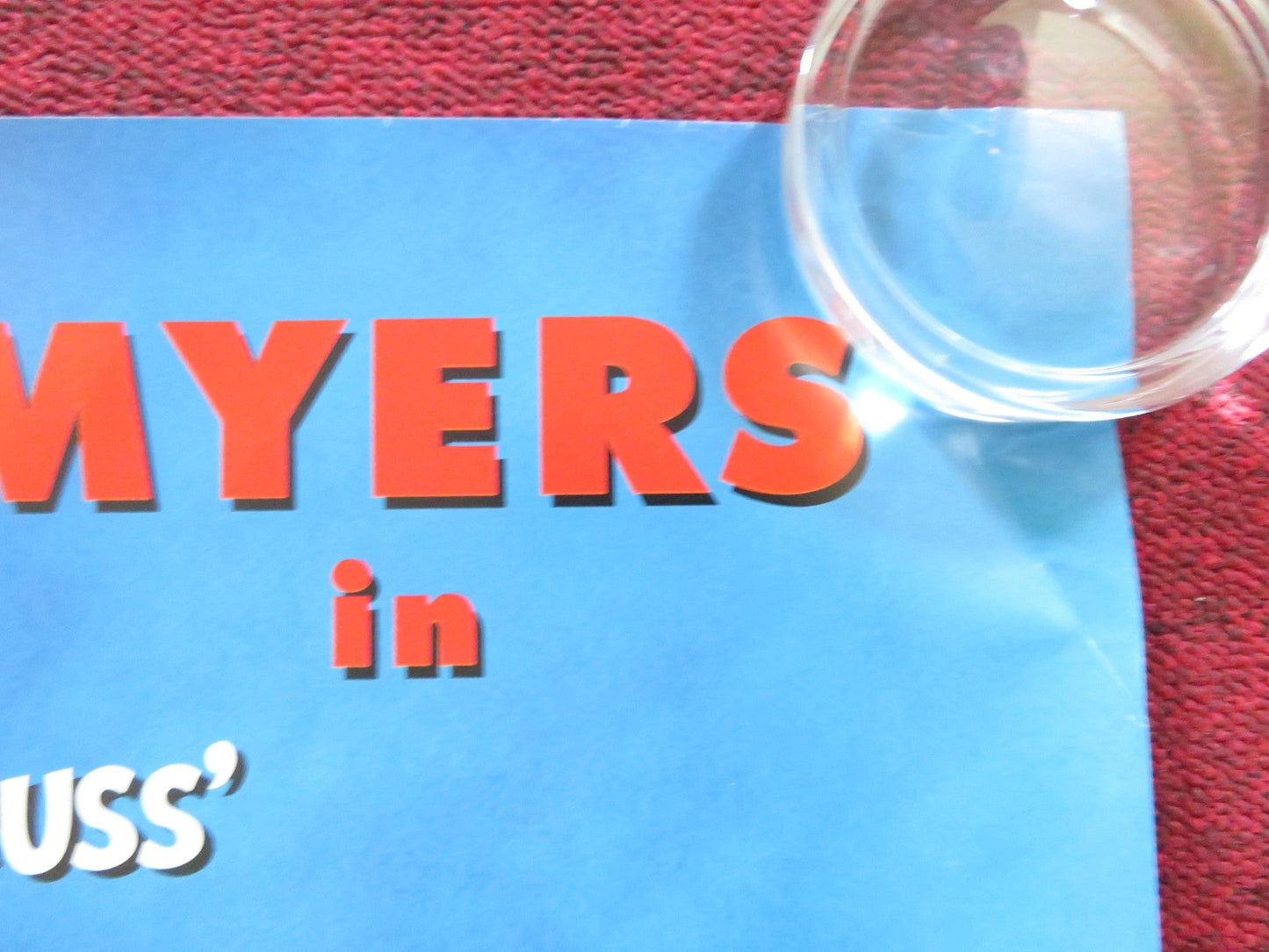 THE CAT IN THE HAT UK QUAD (30"x 40") ROLLED POSTER MIKE MYERS ALEC BALDWIN 2003 Rendezvous Cinema Movie posters