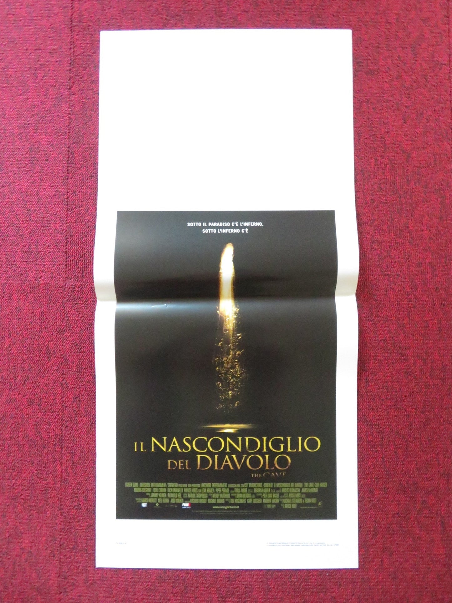 THE CAVE ITALIAN LOCANDINA POSTER COLE HAUSER EDDIE CIBRIAN 2005 Rendezvous Cinema Movie posters