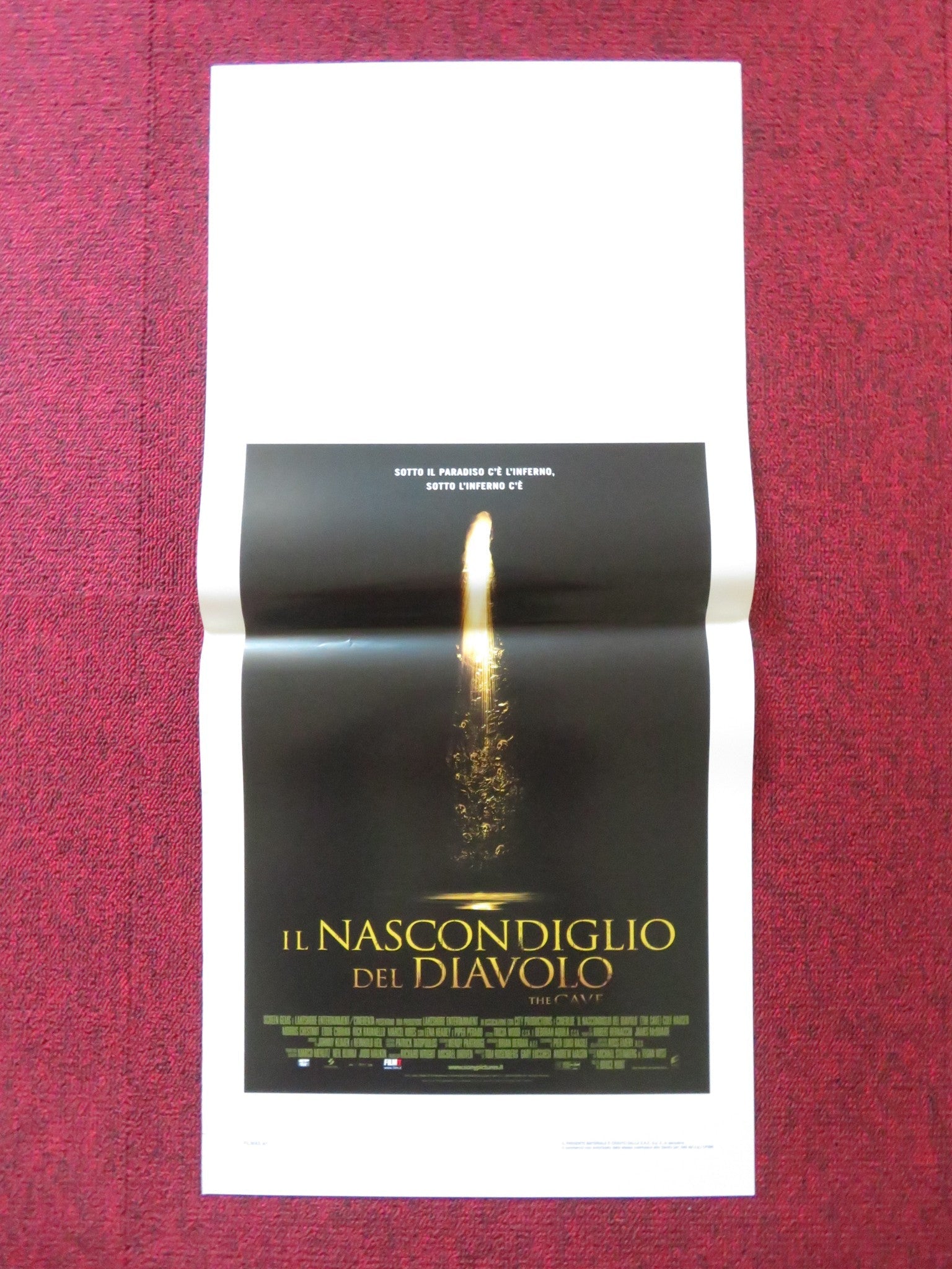 THE CAVE ITALIAN LOCANDINA POSTER COLE HAUSER EDDIE CIBRIAN 2005 Rendezvous Cinema Movie posters