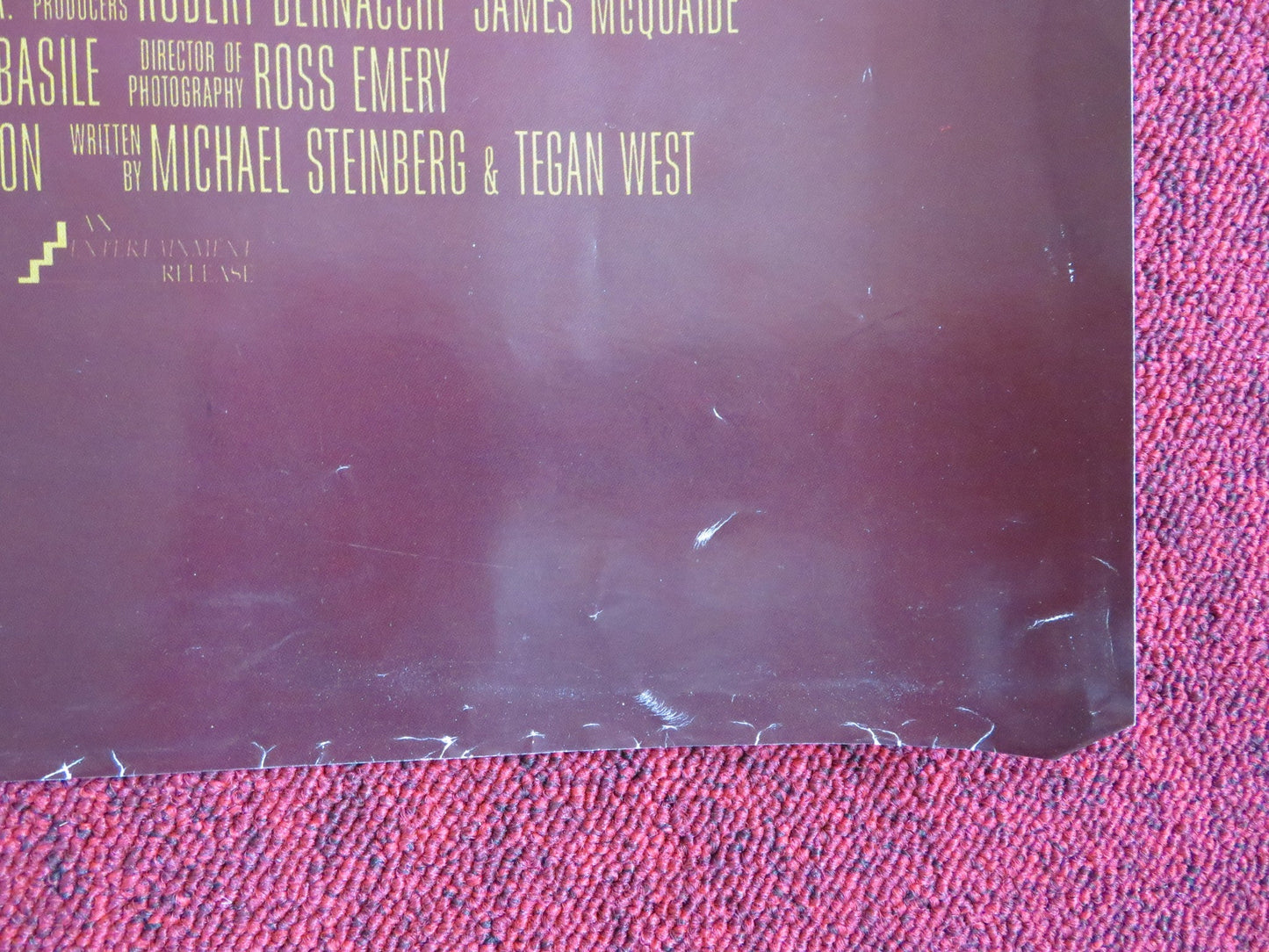 THE CAVE UK QUAD (30"x 40") ROLLED POSTER COLE HAUSER EDDIE CIBRIAN 2005 Rendezvous Cinema Movie posters