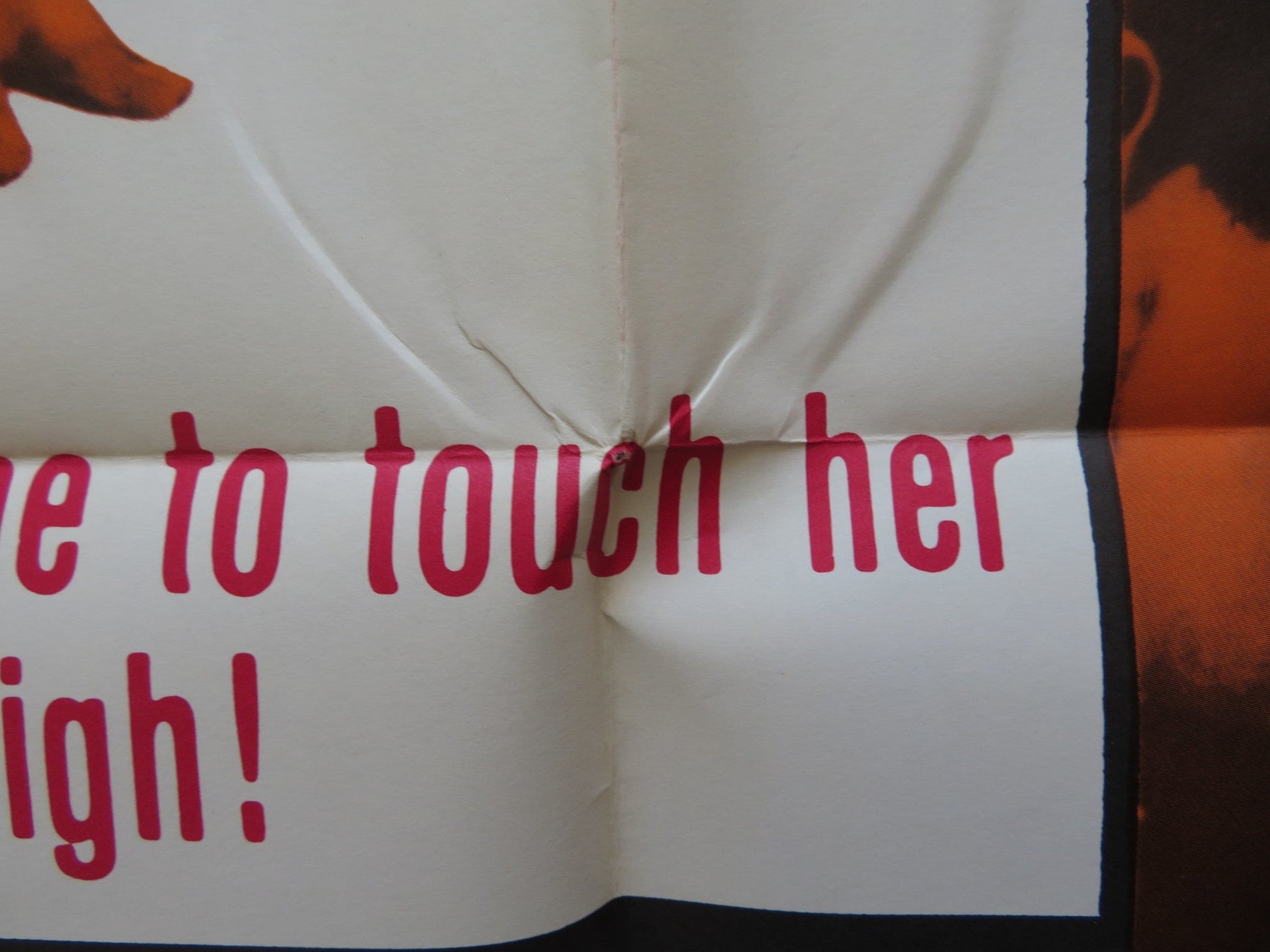 THE CAVERN FOLDED US ONE SHEET POSTER JOHN SAXON ROSANNA SCHIAFFINO 1965 Rendezvous Cinema Movie posters