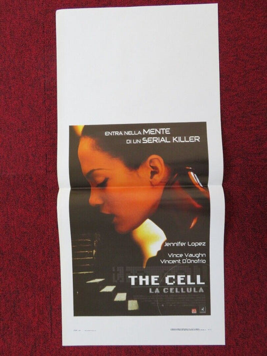 THE CELL ITALIAN LOCANDINA (27.5"x13") POSTER JENNIFER LOPEZ VINCE VAUGHN 2000 Movie posters