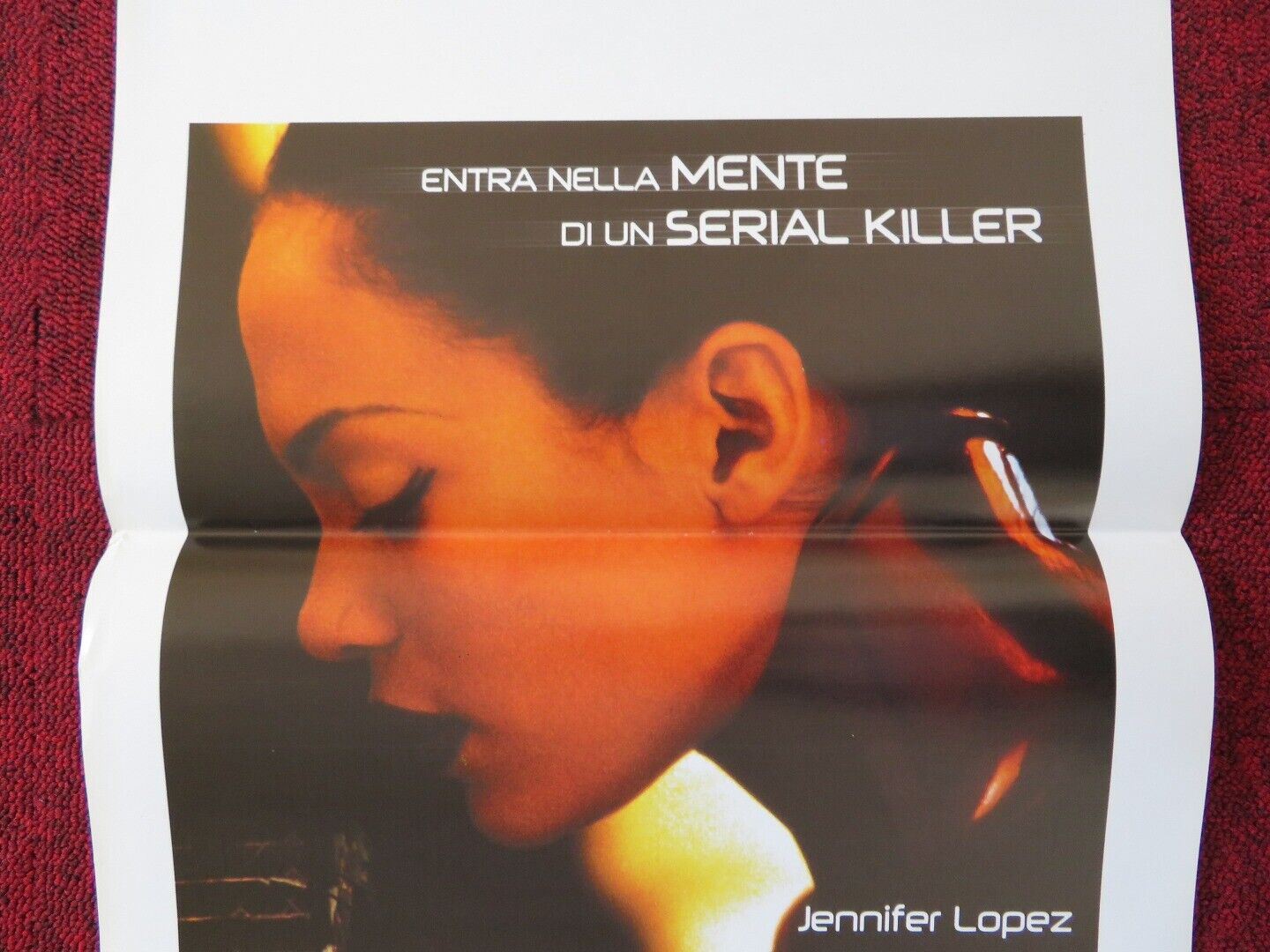 THE CELL ITALIAN LOCANDINA (27.5"x13") POSTER JENNIFER LOPEZ VINCE VAUGHN 2000 Movie posters