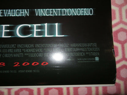THE CELL US ONE SHEET ROLLED POSTER JENNIFER LOPEZ VINCE VAUGHN 2000 Movie posters
