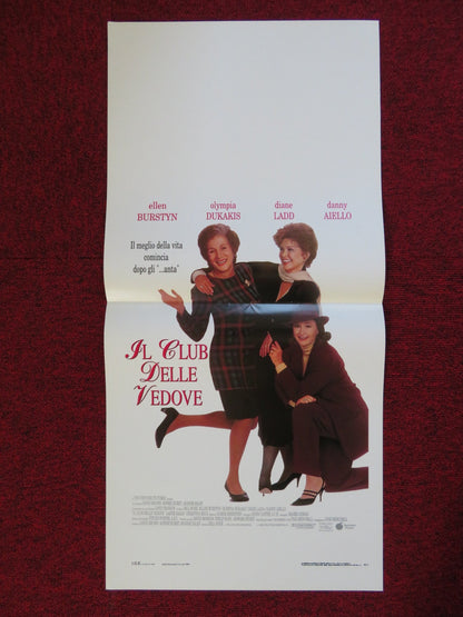 THE CEMETERY CLUB ITALIAN LOCANDINA (27.5"x13") POSTER ELLEN BURSTYN 1993 Rendezvous Cinema Movie posters