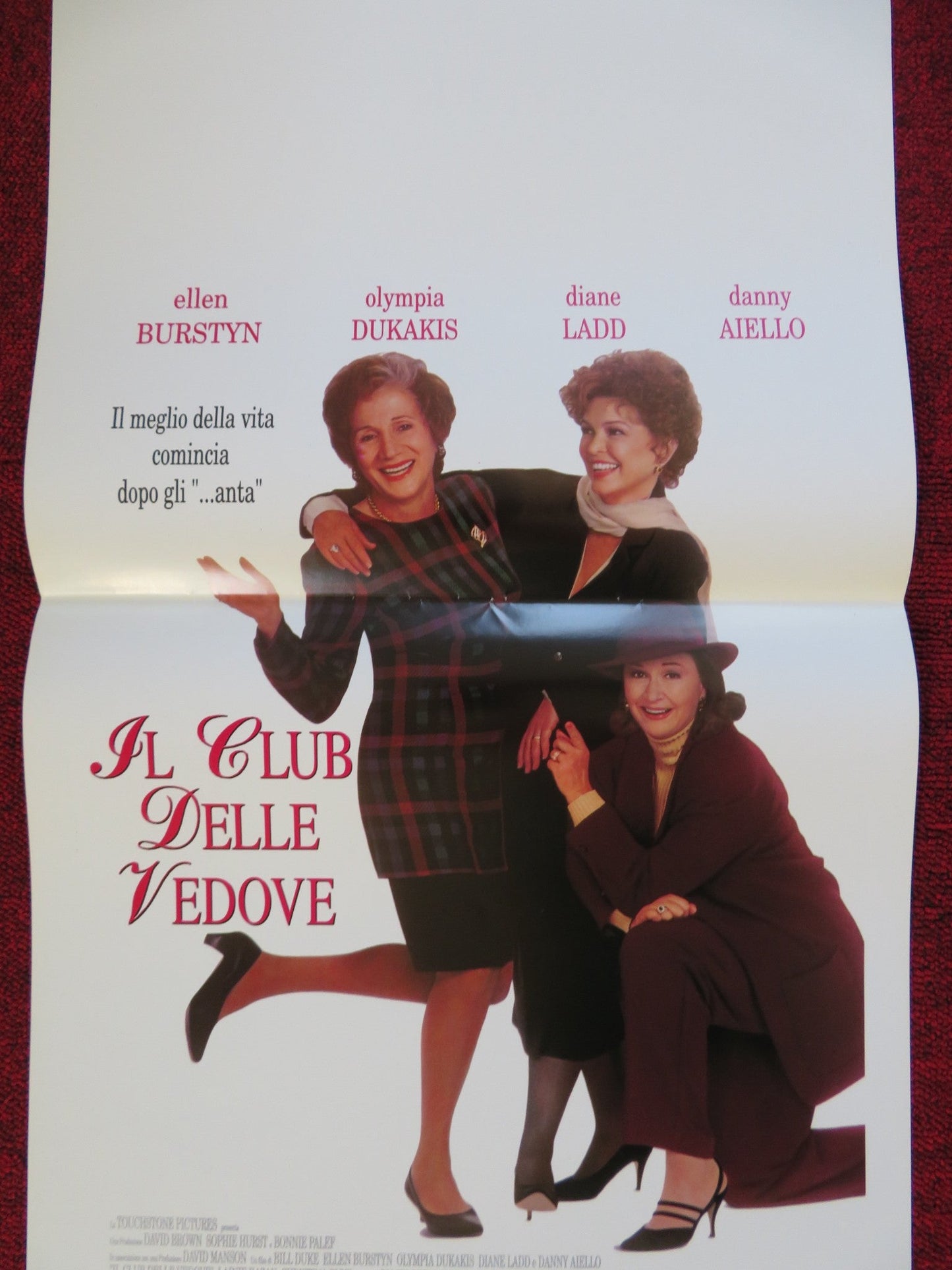 THE CEMETERY CLUB ITALIAN LOCANDINA (27.5"x13") POSTER ELLEN BURSTYN 1993 Rendezvous Cinema Movie posters