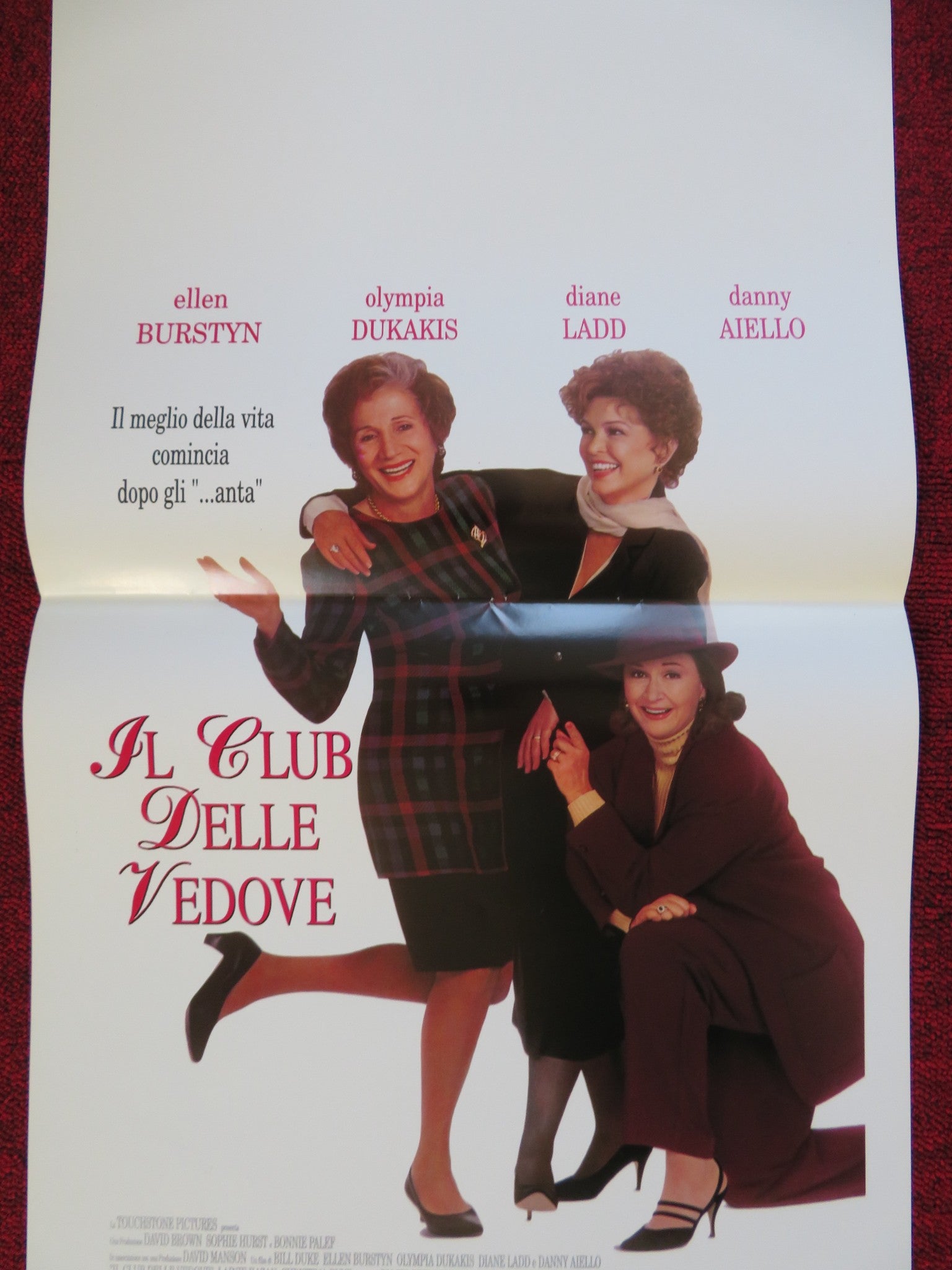 THE CEMETERY CLUB ITALIAN LOCANDINA (27.5"x13") POSTER ELLEN BURSTYN 1993 Rendezvous Cinema Movie posters