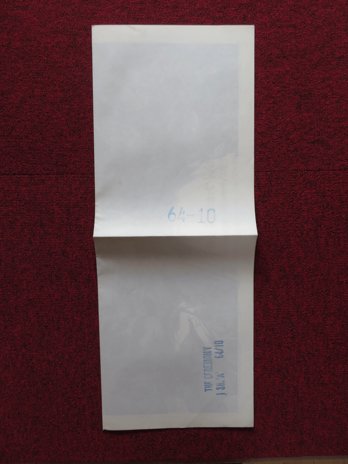 THE CEREMONY - STYLE A FOLDED US ONE SHEET POSTER LAURENCE HARVEY S. MILES 1963 Rendezvous Cinema Movie posters