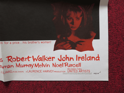 THE CEREMONY - STYLE A FOLDED US ONE SHEET POSTER LAURENCE HARVEY S. MILES 1963 Rendezvous Cinema Movie posters