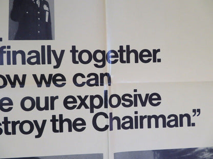 THE CHAIRMAN STYLE B FOLDED US ONE SHEET POSTER GREGORY PECK ANNE HEYWOOD 1969 - Rendezvous Cinema