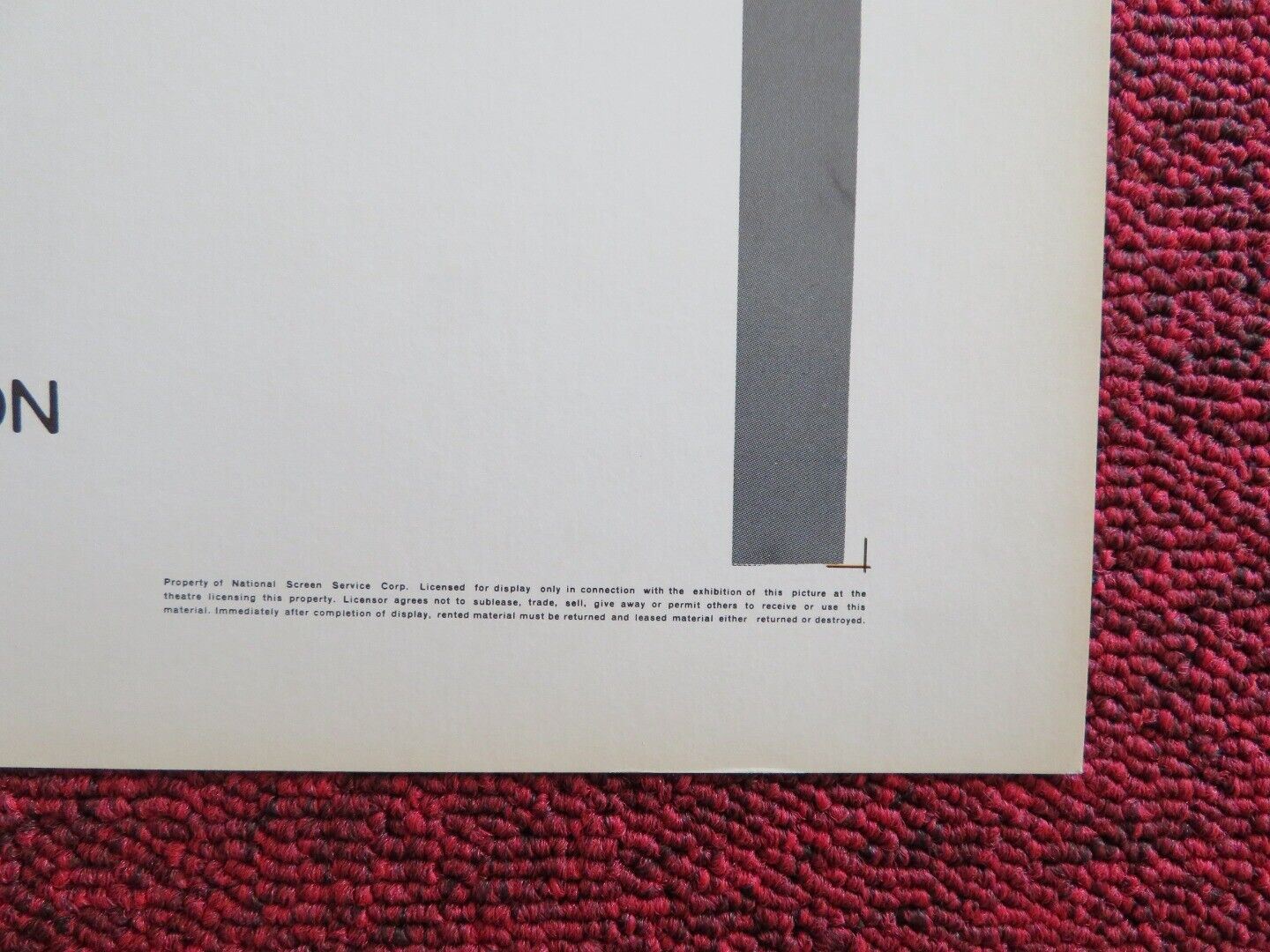 THE CHAIRMAN US HALF SHEET (22"x 28") POSTER GREGORY PECK ANNE HEYWOOD 1969 Movie posters