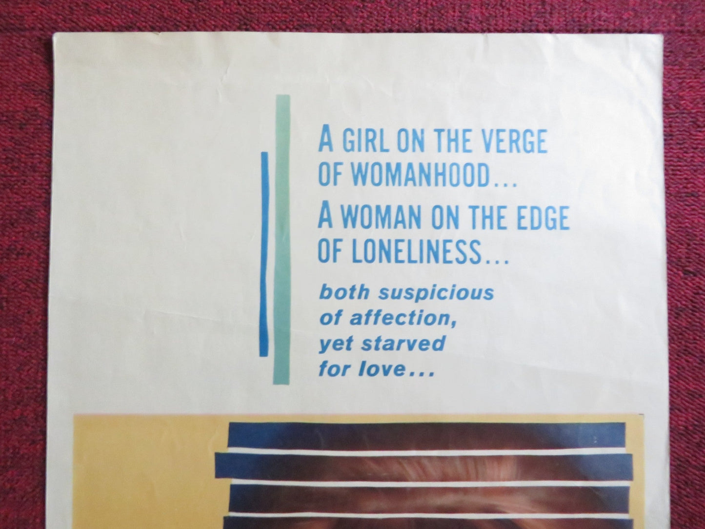 THE CHALK GARDEN US INSERT (14"x 36") POSTER DEBORAH KERR HAYLEY MILLS 1964 Rendezvous Cinema Movie posters