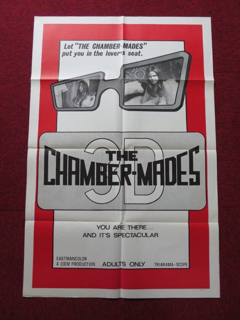 THE CHAMBER-MADES FOLDED US ONE SHEET POSTER USCHI DIGARD STARLYN SIMONE 1971 - Rendezvous Cinema