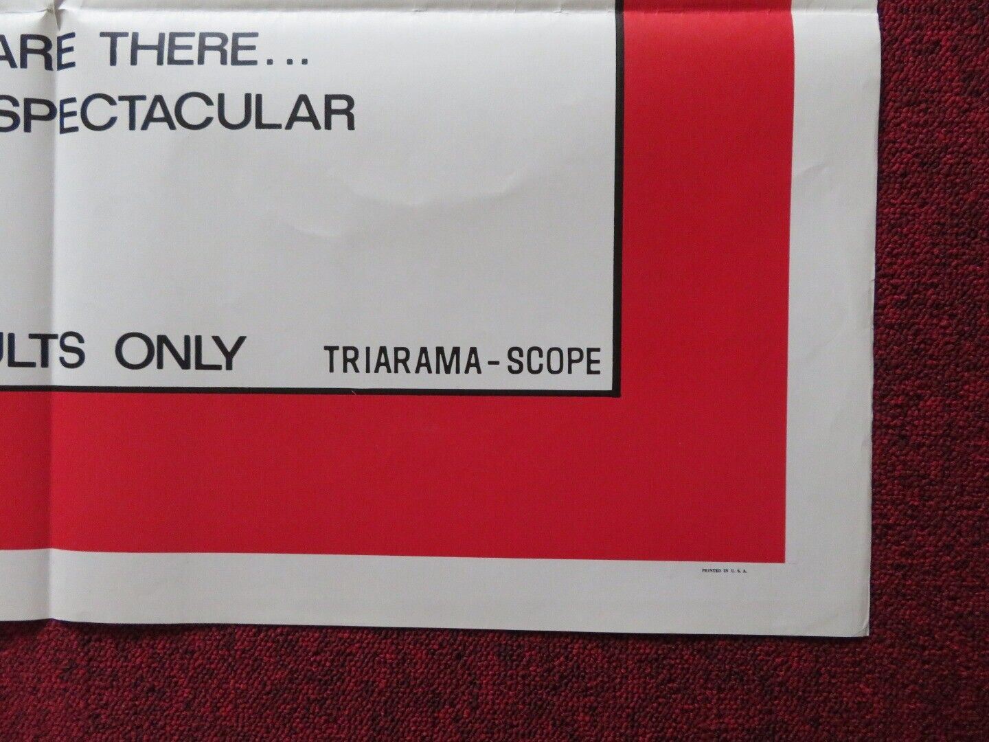 THE CHAMBER-MADES FOLDED US ONE SHEET POSTER USCHI DIGARD STARLYN SIMONE 1971 - Rendezvous Cinema