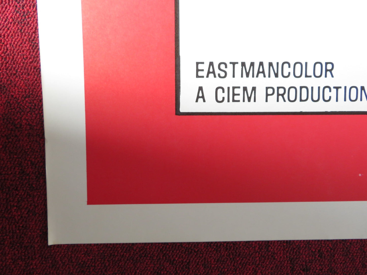 THE CHAMBER - MADES US TRI FOLDED ONE SHEET ROLLED POSTER USCHI DIGARD 1971 Rendezvous Cinema Movie posters