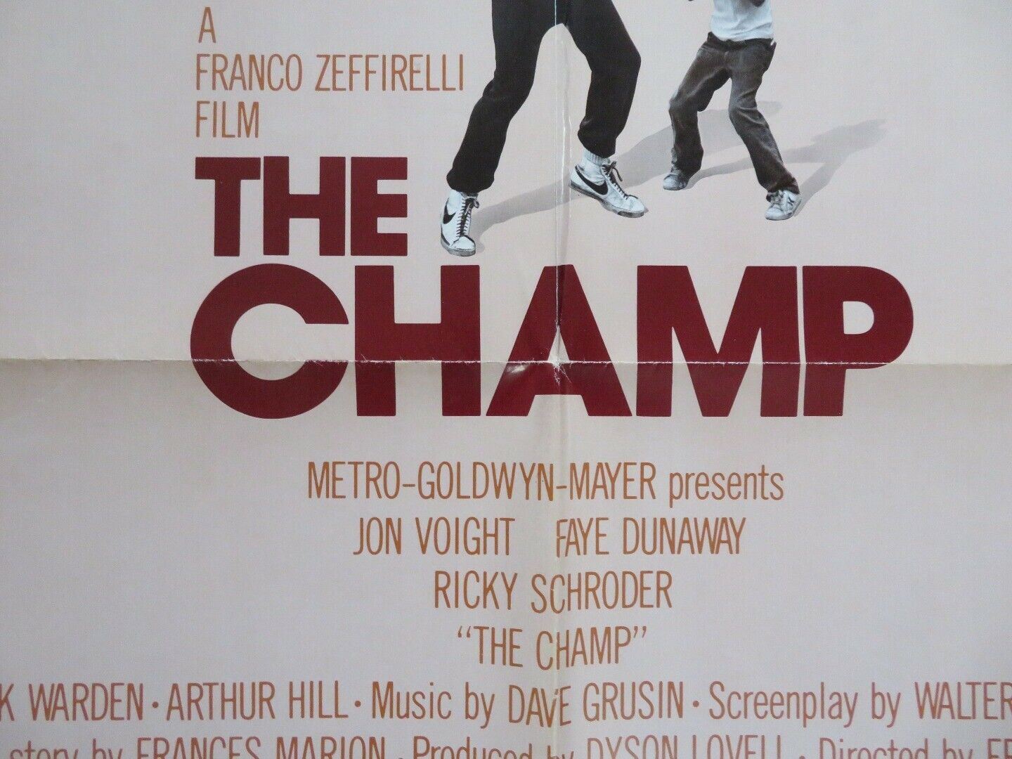 THE CHAMP FOLDED US ONE SHEET POSTER JON VOIGHT FAYE DUNAWAY 1979 Movie posters