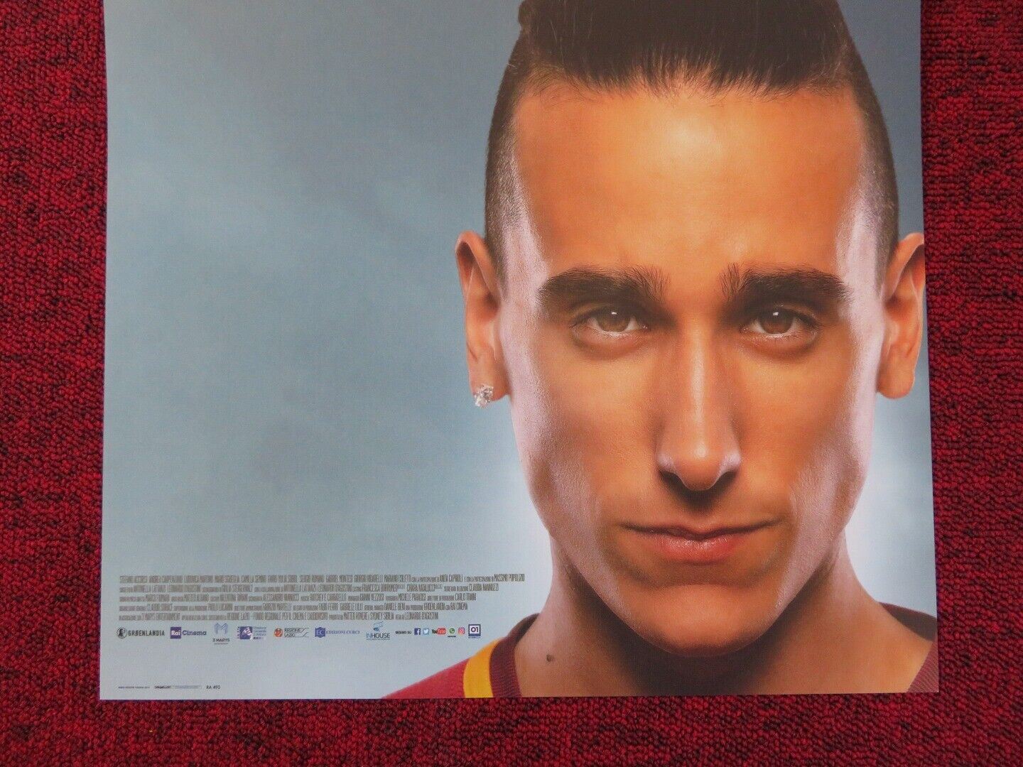 THE CHAMPION ITALIAN LOCANDINA (26.5"x12.5") POSTER STEFANO ACCORSI 2019 Rendezvous Cinema Movie posters