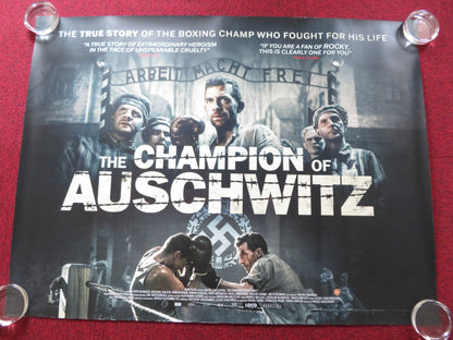 THE CHAMPION OF AUSCHWITZ UK QUAD (30"x 40") ROLLED POSTER PIOTR GLOWACKI 2020 Rendezvous Cinema Movie posters