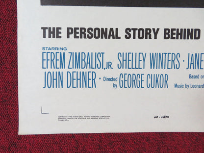 THE CHAPMAN REPORT FOLDED US ONE SHEET POSTER EFREM ZIMBALIST JR. 1962 Rendezvous Cinema Movie posters