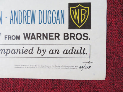 THE CHAPMAN REPORT FOLDED US ONE SHEET POSTER EFREM ZIMBALIST JR. 1962 Rendezvous Cinema Movie posters