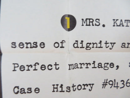 THE CHAPMAN REPORT FOLDED US ONE SHEET POSTER EFREM ZIMBALIST JR. 1962 Rendezvous Cinema Movie posters