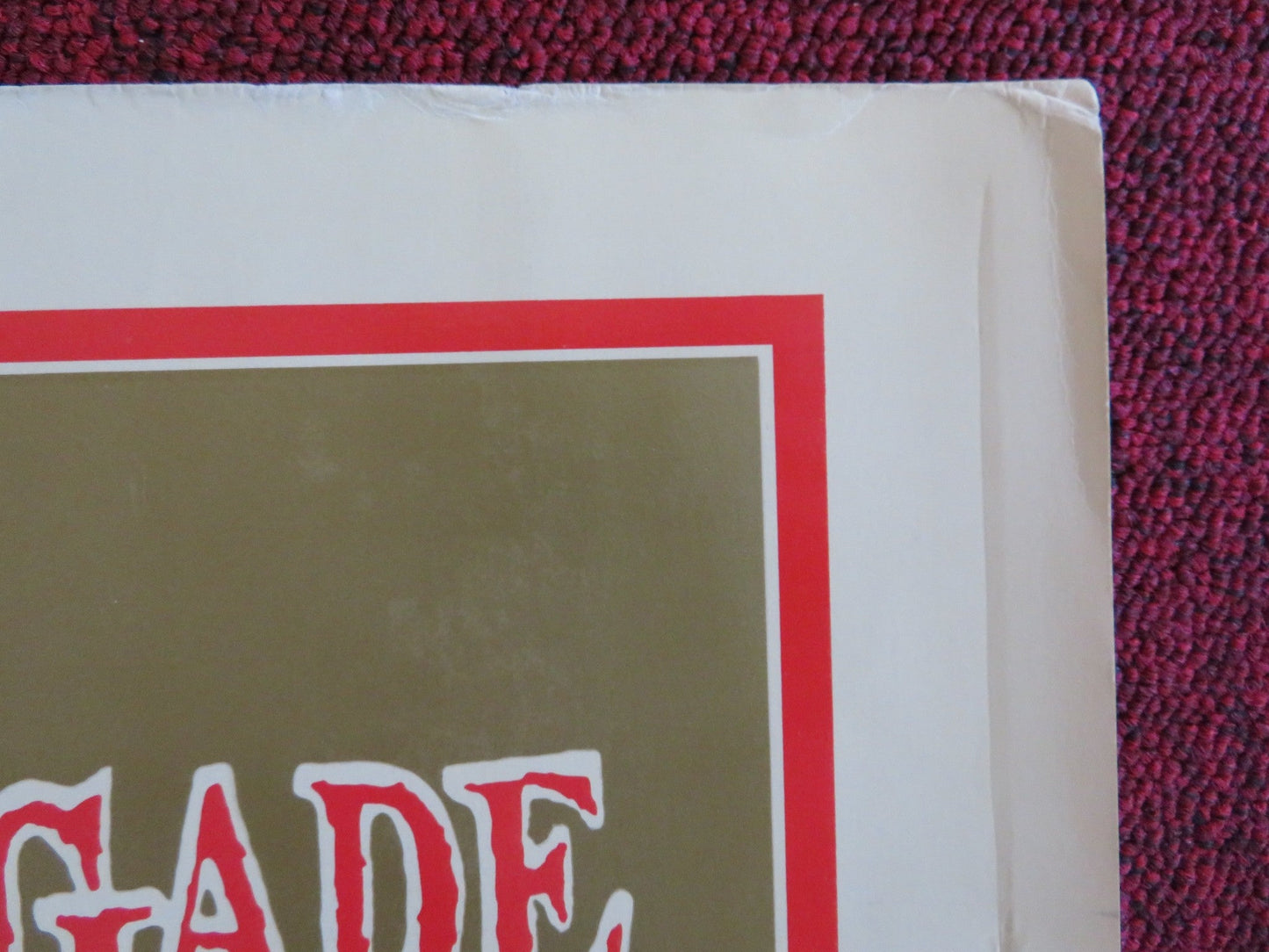 THE CHARGE OF THE LIGHT BRIGADE US HALF SHEET (22"x 28") POSTER REDGRAVE 1968 Rendezvous Cinema Movie posters