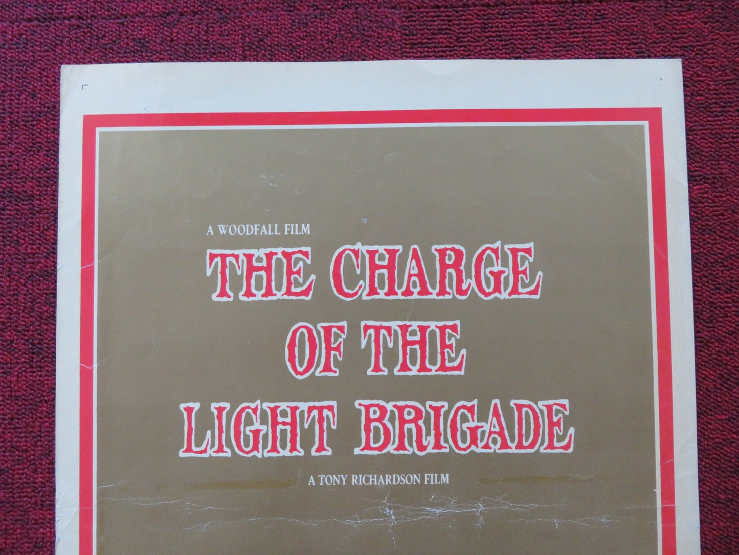 THE CHARGE OF THE LIGHT BRIGADE US INSERT (14"x 36") POSTER TREVOR HOWARD 1968 Rendezvous Cinema Movie posters