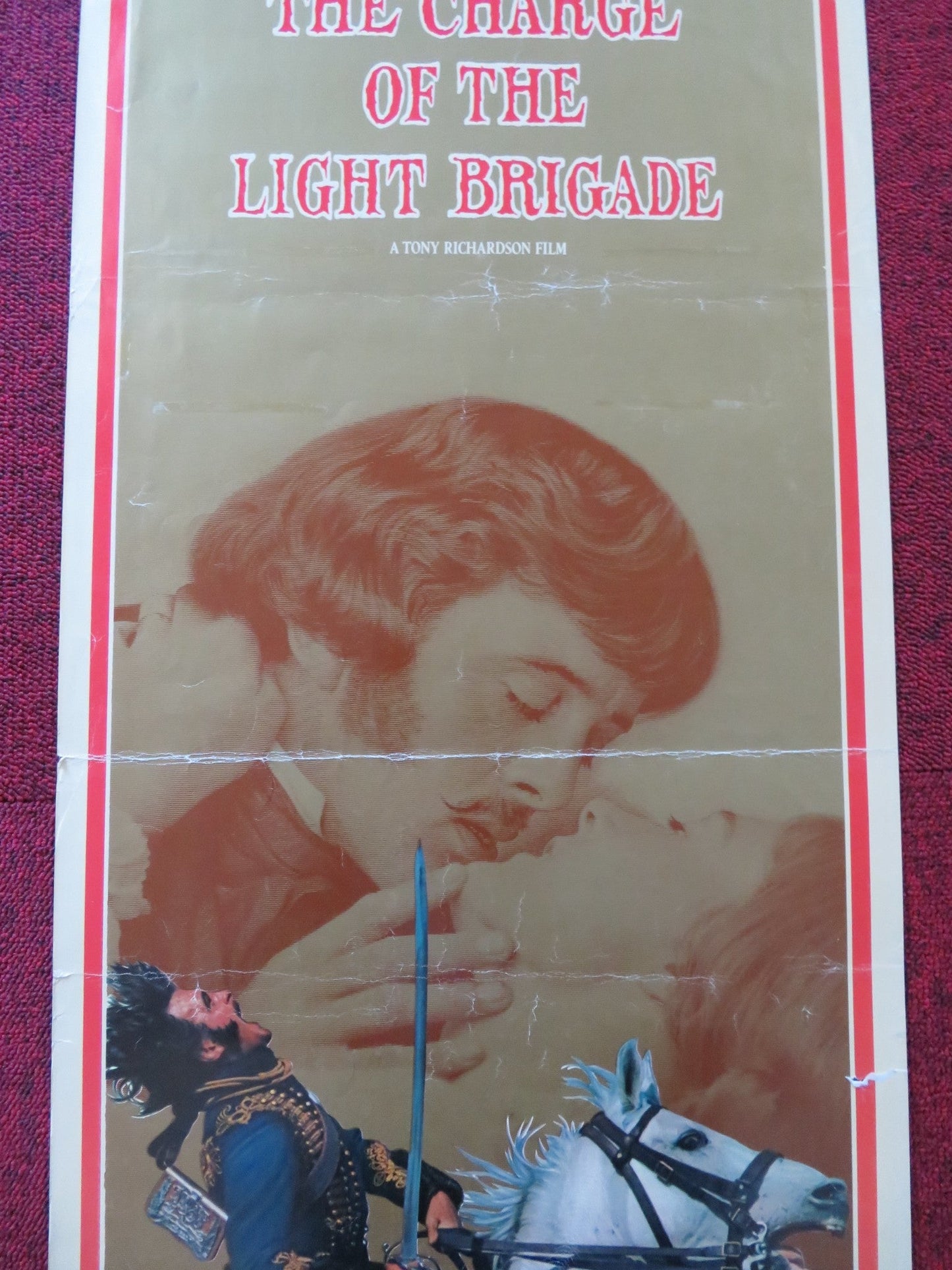 THE CHARGE OF THE LIGHT BRIGADE US INSERT (14"x 36") POSTER TREVOR HOWARD 1968 Rendezvous Cinema Movie posters