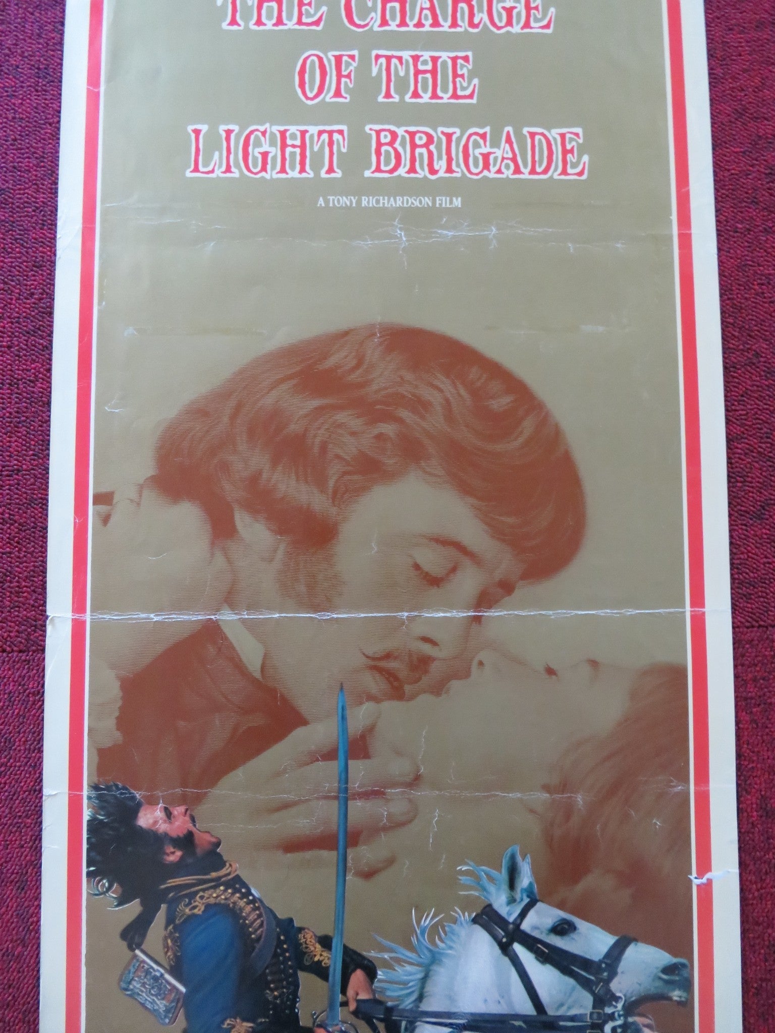 THE CHARGE OF THE LIGHT BRIGADE US INSERT (14"x 36") POSTER TREVOR HOWARD 1968 Rendezvous Cinema Movie posters
