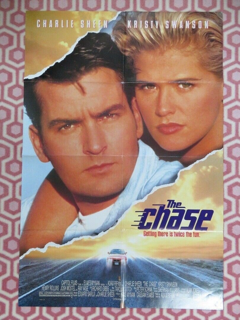 THE CHASE US ONE SHEET POSTER CHARLIE SHEEN 1994 VERSION 1 Movie posters