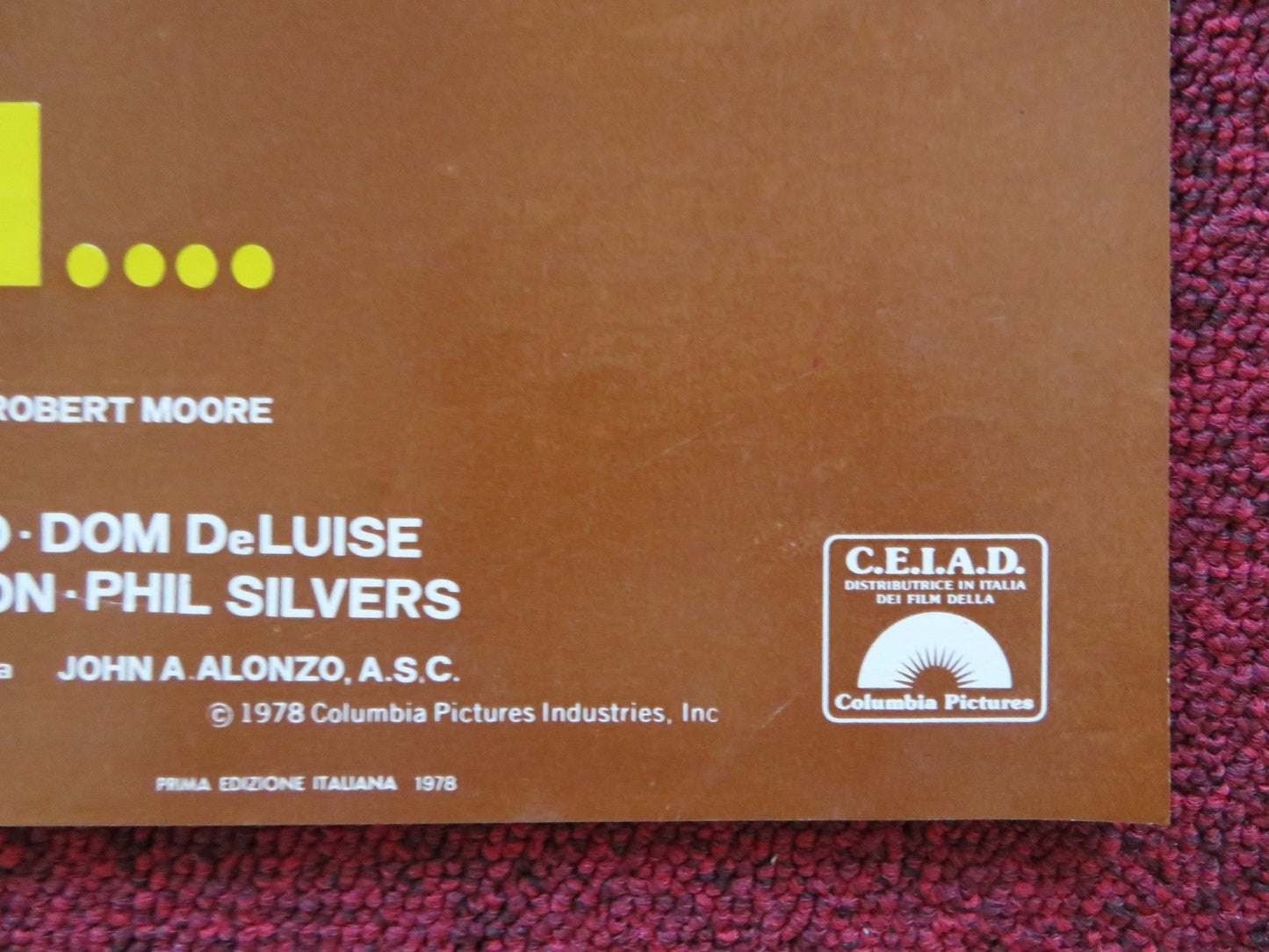 THE CHEAP DETECTIVE - A ITALIAN FOTOBUSTA POSTER PETER FALK ANN MARGRET 1978 Rendezvous Cinema Movie posters