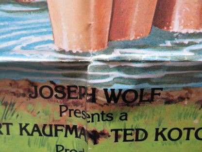 THE CHECK IS IN THE MAIL FOLDED US ONE SHEET POSTER BRIAN DENNEHY A. ARCHER 1985 Rendezvous Cinema Movie posters