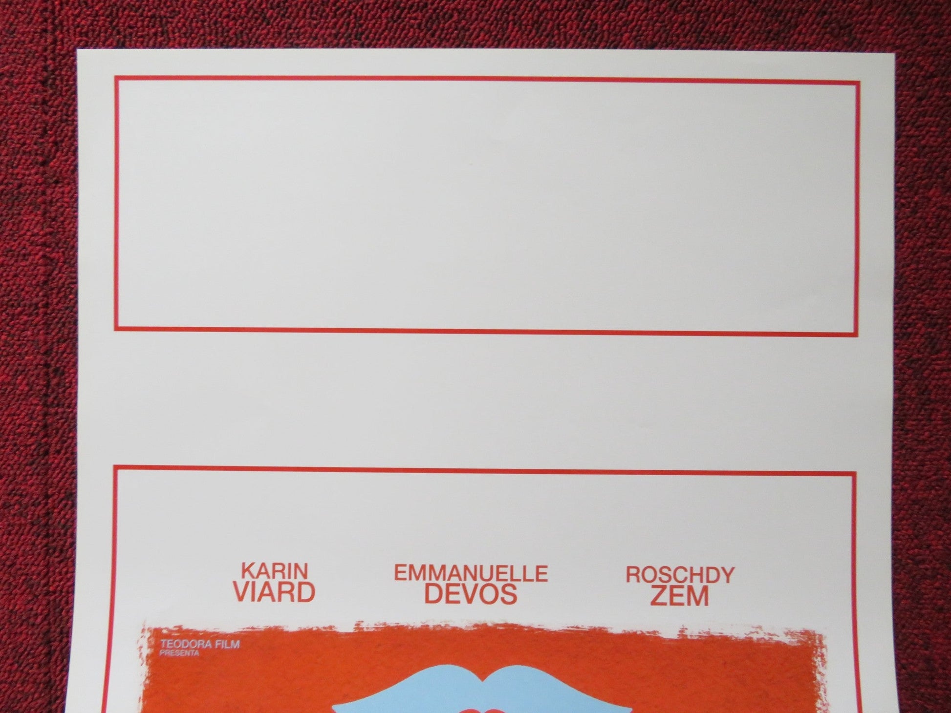 THE CHEF'S WIFE ITALIAN LOCANDINA POSTER KARIN VIARD EMMANUELLE DEVOS 2014 Rendezvous Cinema Movie posters