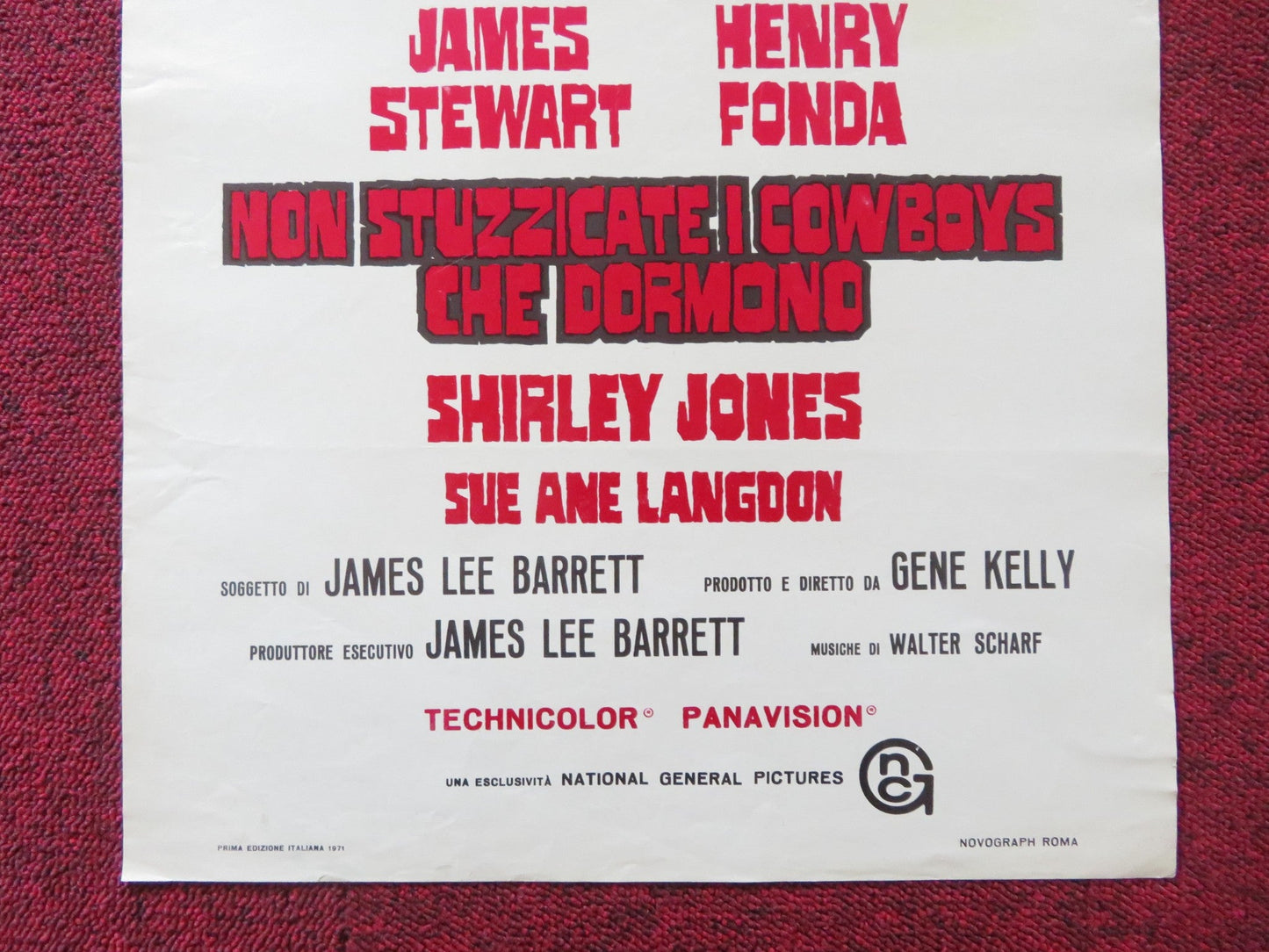 THE CHEYENNE SOCIAL CLUB ITALIAN LOCANDINA POSTER JAMES STEWART HENRY FONDA 1970 Rendezvous Cinema Movie posters