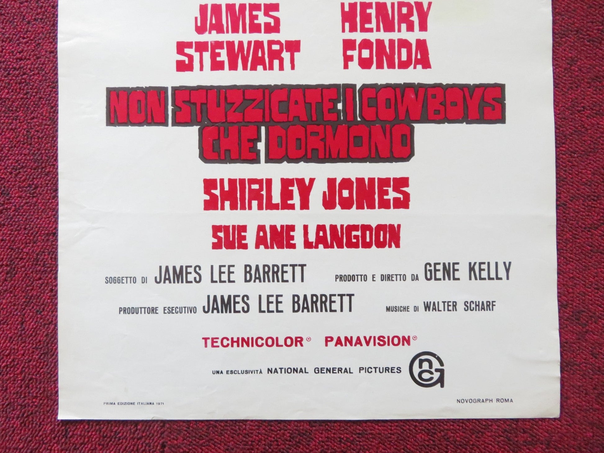 THE CHEYENNE SOCIAL CLUB ITALIAN LOCANDINA POSTER JAMES STEWART HENRY FONDA 1970 Rendezvous Cinema Movie posters