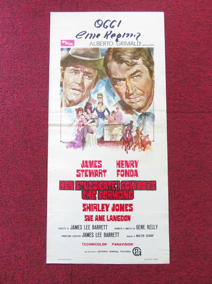THE CHEYENNE SOCIAL CLUB ITALIAN LOCANDINA POSTER JAMES STEWART HENRY FONDA 1970 Rendezvous Cinema Movie posters