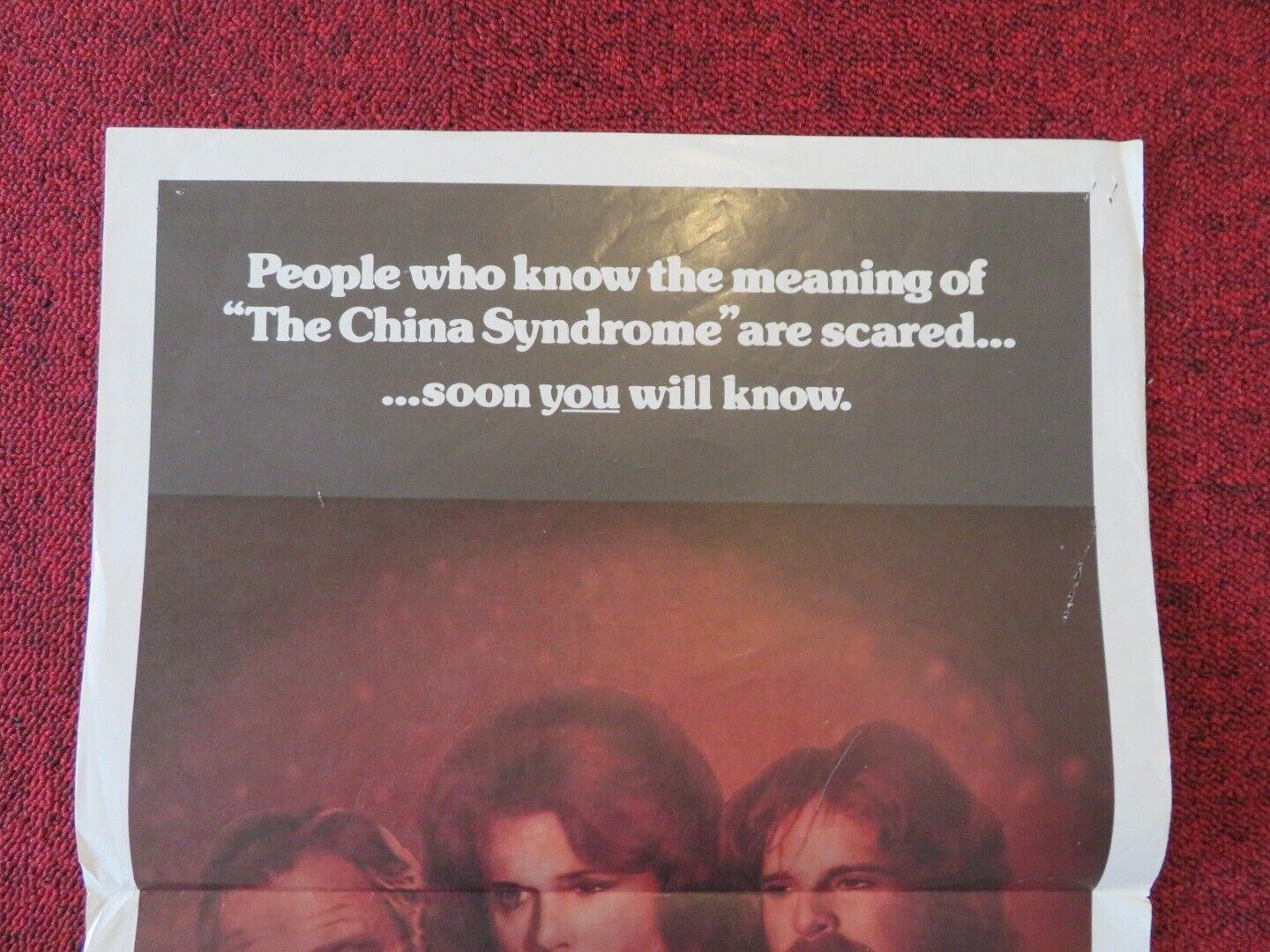 THE CHINA SYNDROME FOLDED AUSTRALIAN DAYBILL POSTER Jane Fonda Jack Lemmon 1979 Movie posters