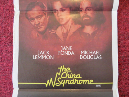 THE CHINA SYNDROME FOLDED AUSTRALIAN DAYBILL POSTER Jane Fonda Jack Lemmon 1979 Movie posters