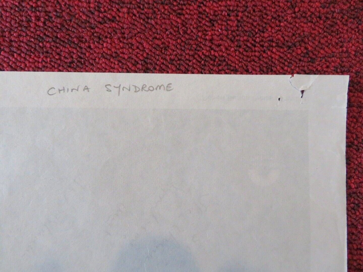 THE CHINA SYNDROME FOLDED AUSTRALIAN DAYBILL POSTER Jane Fonda Jack Lemmon 1979 Movie posters