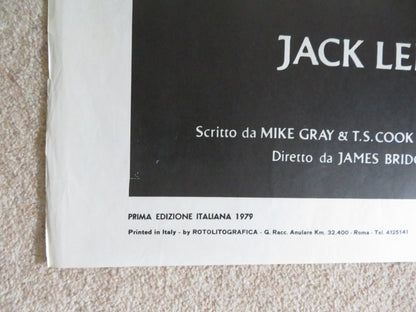 THE CHINA SYNDROME ITALIAN 2 FOGLIO POSTER JANE FONDA JACK LEMMON 1979 Rendezvous Cinema Movie posters